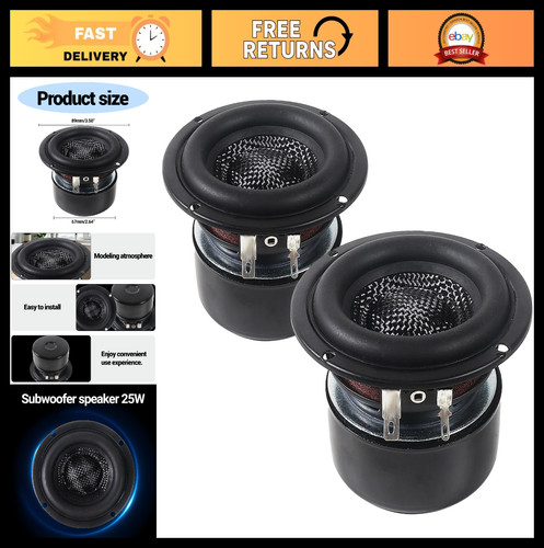 2pcs woofers subwoofer - 2pcs, 3"