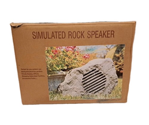Simulated rock speaker studio - simulated,